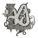 lettering tattoo slatt tattoo design idea