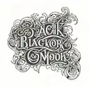 lettering tattoo design idea