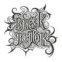 lettering tattoo design idea