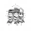 Ed, Edd n Eddy tattoo design idea