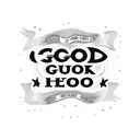 "good luck" tattoo design idea