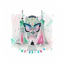 rute from mexico, madrid, paris, bruges, amsterdam, berlin tattoo design idea