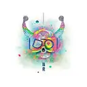 rute from mexico, madrid, paris, bruges, amsterdam, berlin tattoo design idea