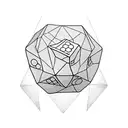 Dice tattoo design idea