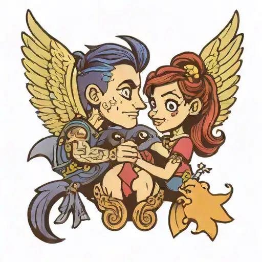 Suicide Awareness Family Gamimg Boyfriend tattoo design idea