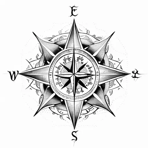 10 Best Compass Rose Tattoo Ideas Youll Have To See To Believe   Daily  Hind News
