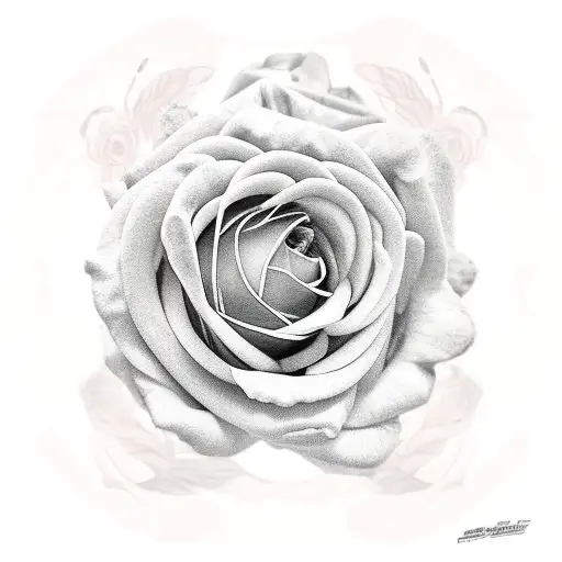 corn snake roses tattoo design idea