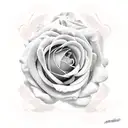 corn snake roses tattoo design idea