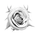 corn snake roses tattoo design idea