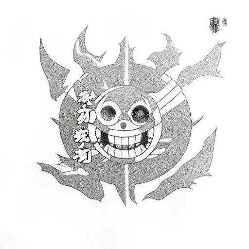 One piece, Dragon Ball, Bleach, Naruto tattoo design idea