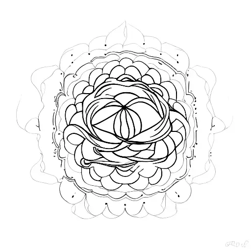 solitude tattoo design idea