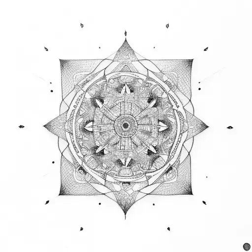 symmetry tattoo design idea