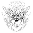 solitude tattoo design idea