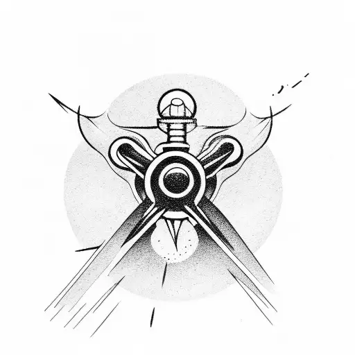 atomic bomb and  tattoo design idea