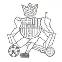 barcelona soccer tattoo design idea