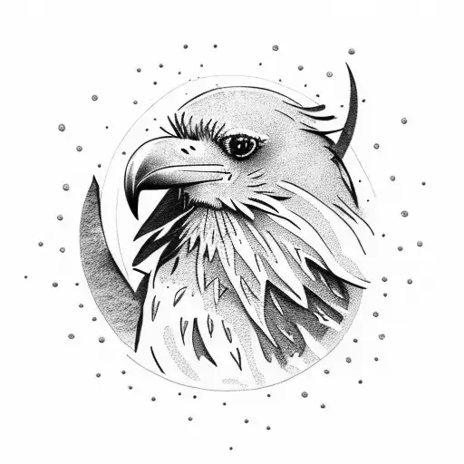 raven and dove tattoo design idea