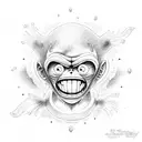 monkey D. Luffy tattoo design idea