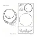 enso circle tattoo design idea