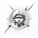 alexander the great, daedalus greek mythology tattoo design idea