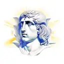 alexander the great, daedalus greek mythology tattoo design idea