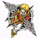 kurapika tattoo design idea