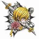 kurapika tattoo design idea