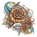 A N M K C signature tattoo design idea