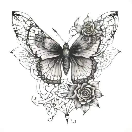 Design a tattoo featuring the Weierstrass function graph with intricate line work and shading tattoo design idea