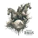fantasy like lotr tattoo design idea