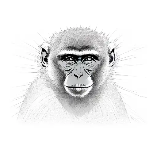monkey tattoo design idea