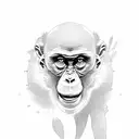monkey tattoo design idea