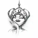 black Betty boop  tattoo design idea