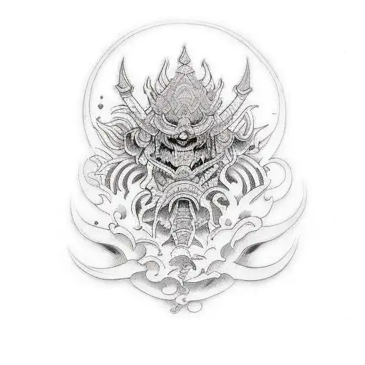 Slaanesh tattoo design idea