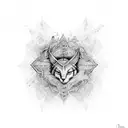 dhruvi name in secret code tattoo design idea