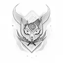 dhruvi name in secret code tattoo design idea