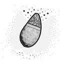 avocado tattoo design idea