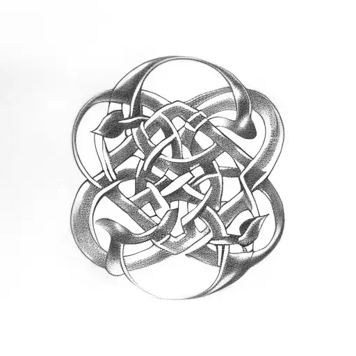 celtic triskele, daughter, grandmother, infinity, wind, fire, earth, water tattoo design idea