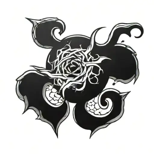 emo metacore tattoo design idea