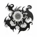 emo metacore tattoo design idea