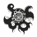 emo metacore tattoo design idea