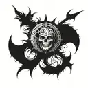 emo metacore tattoo design idea