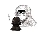 darth vader vs anakin skywalker tattoo design idea