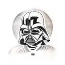 darth vader vs anakin skywalker tattoo design idea