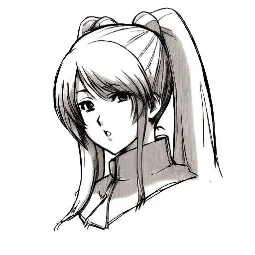 waifu tattoo design idea