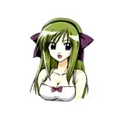 waifu tattoo design idea