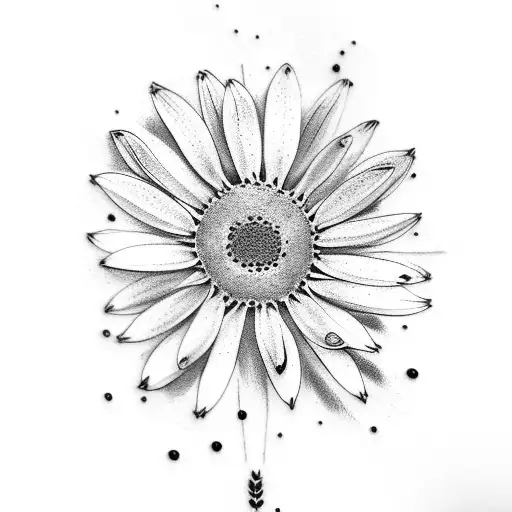 Daisy Flower Outline Daisy LIne Art Line Drawing chamomile outline | Flower  tattoo drawings, Flower line drawings, Flower art drawing
