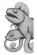 moray eel tattoo design idea