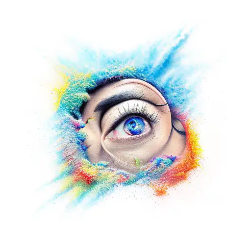 never give up tattoo design idea