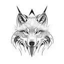 Wolf ,Eagle, Whale tattoo design idea