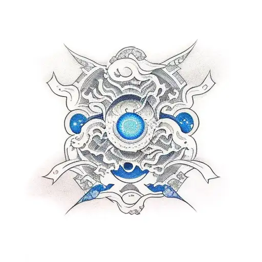 magic shop tattoo design idea